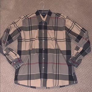 Barbour classic tartan button down NWOT